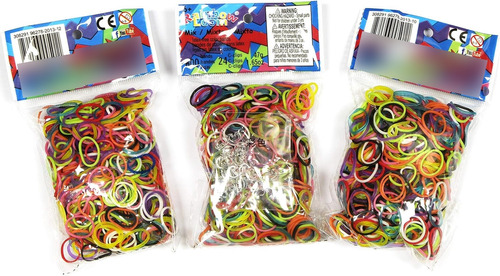 Mega Lot! 1800 Ct Original Rainbow Loom Mixed Bands