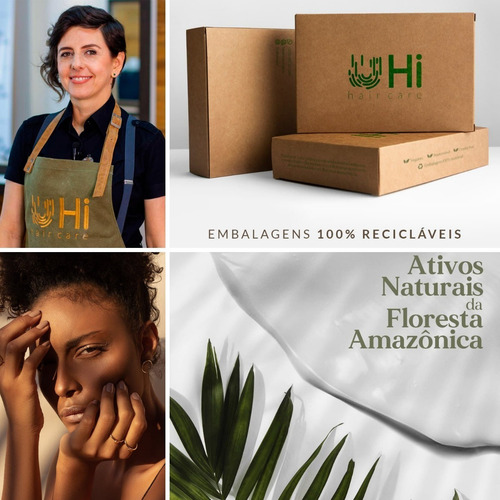 Shampoo E Condicionador Pós Processo Quimico Natural - Hi