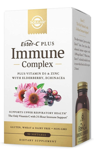 Vitamina C Immune Complex Ester-plus Solgar 90 Capsulas