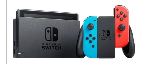 Nintendo Switch 32gb Standard Rojo Neón, Azul Neón Y Negro.