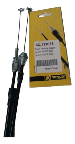 Cable Acelerador Yamaha Yz 250f 0306 -yz 450f 0309  Prox 