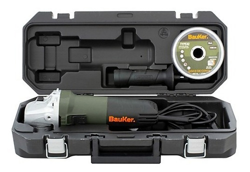 Esmeril Angular Eléctrico 4 1/2 820w Bauker