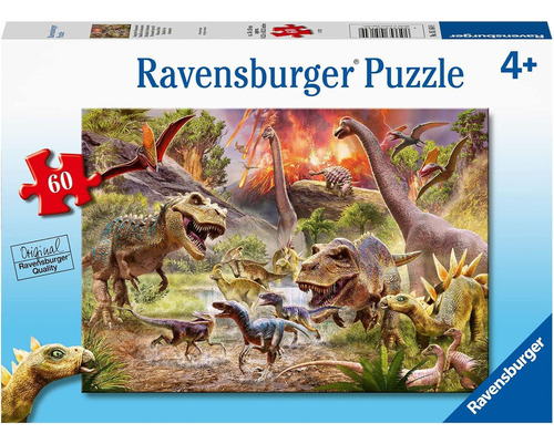 Rompecabezas Dinosaurios Volcan T-rex 60 Pz Ravensburger