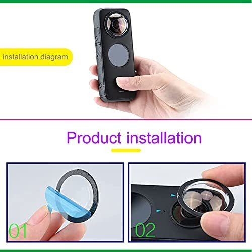 Protectores De Doble Lente Para Accesorios Insta360 One X2