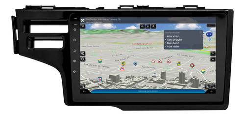 Multimidia Fit 15/21 Android 14 Auto 2gb Carplay Voz 9p 2cam