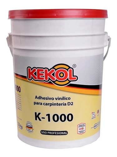 Kekol K1000 Cola Vinilica Profesional 22 Kg Cola Carpintero 