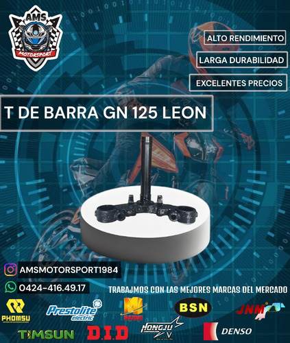 T De Barra Gn125 Leon 