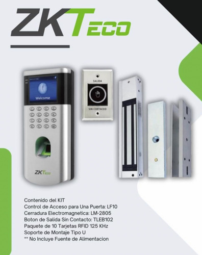 Kit Completo Control De Accesoincluye Todos Los Componentes