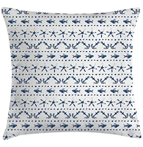 comprar Funda De Cojín Azul Marino Por Ambesonne, Diseño Temático De