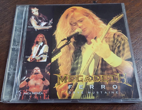 Megadeth - Ferro 1995 Cd Metallica Slayer Iron Maiden Slay 