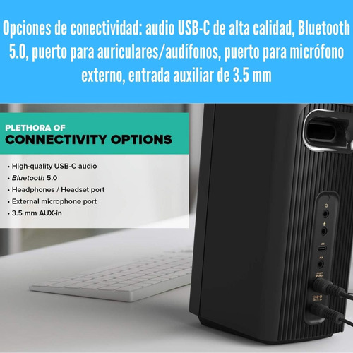 Parlante Creative 2.0 T60 Bluetooth Surround Hi-fi Clear