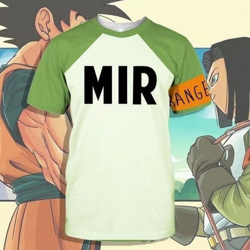 Polera Anime Dragon Ball Android 17 Mir Manga Corta