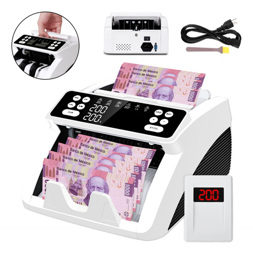 Contador De Billetes Automática Detecta Falsos Profesional