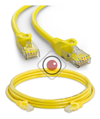Patch Cord Cable Red Rj45 30m Metros Cat 6 Utp Lan Ethernet