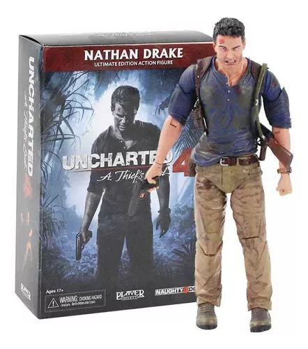 Figure Action Boneco Nathan Drake Uncharted 4 Neca