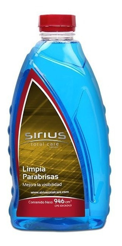 Liquido Limpia Parabrisas Vidrio 946cc Sirius