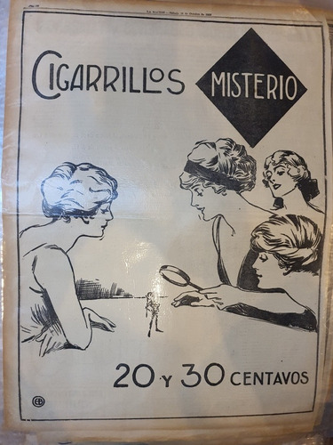 Publicidad Original Año1913-e18382-cigarrillos Misterio 2-