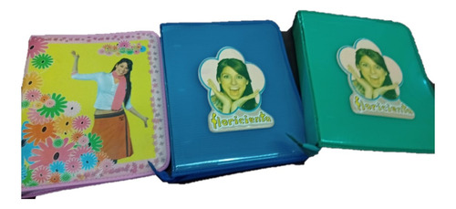 Carpeta Escolar Plastica 3 Aros Pvc Con Cierre Floricienta 