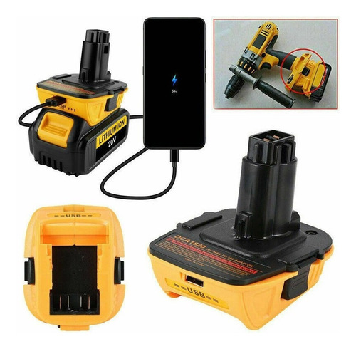 Adaptador De Batería De 20 V Dca1820 Para Dewalt 18 V Herram