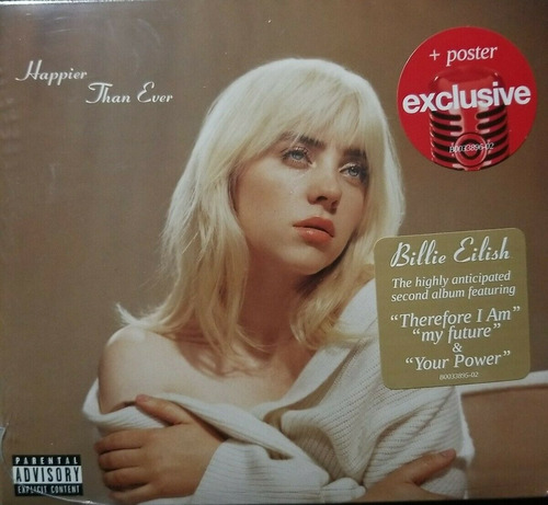 Billie Eilish Cd Happier Than Ever Edic Usa Target+ Poster