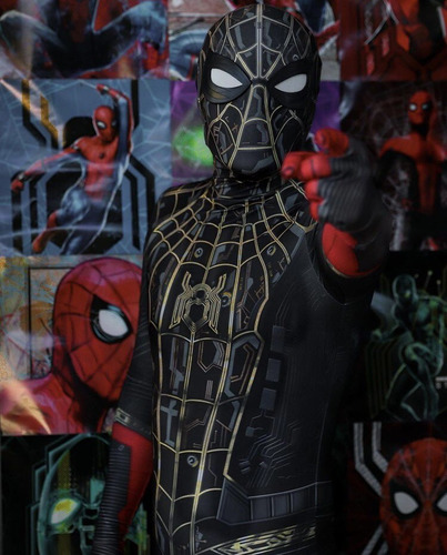 Spiderman3 Héroe Sin Hogar Trajede Araña Deacero Cos Estiram