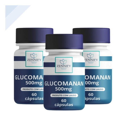 Glucomanan Apetite Gordura 500mg 180 Cápsulas