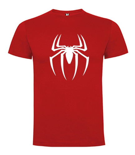 Polera Spiderman Hombre Araña Algodon Pow Club