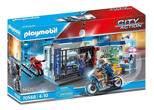 Playmobil City Action Escape De La Prisión + Muñecos X 161pc