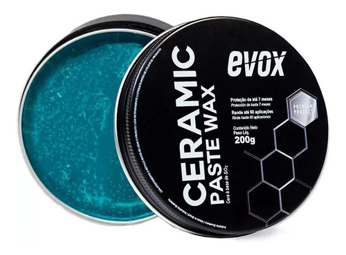 Cera Em Pasta Ceramic Paste Base Sio2 Wax 200g Evox Repele