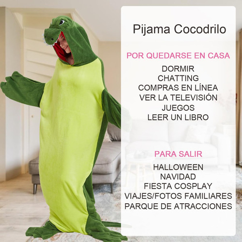 Manta Cocodrilo Con Capucha Franela Suave Y Acogedora