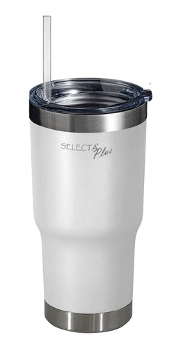 Vaso Térmico C/sorbito 560ml Ac.inox - Blanco