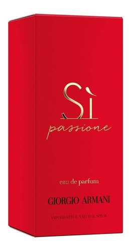 Imagen 3 de 3 de Giorgio Armani Sì Passione EDP 100 ml para mujer