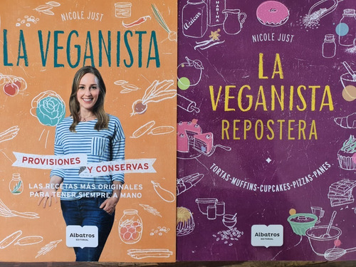 Lote X 2 Veganista Repostera Conservas Nicole Just  Albatros