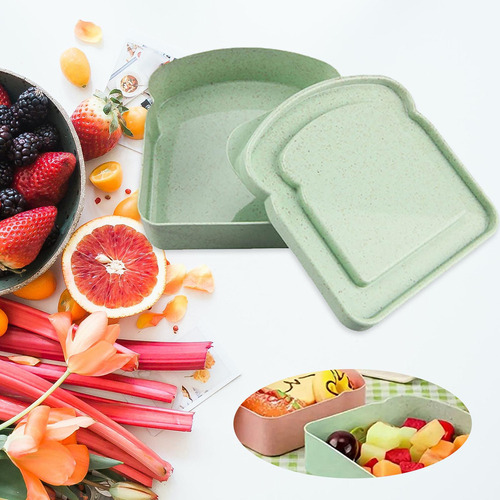 X Bento Lunch Box Sandwich Toast Bento Box Para Cenar Fuera