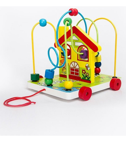 Circuito Casa Laberinto Con Arrastre Juego Didáctico Niños