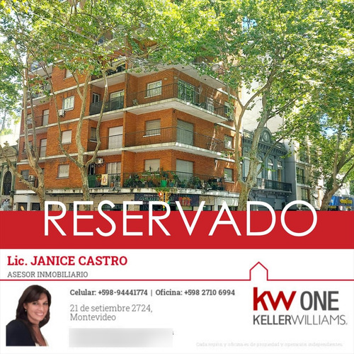 Reservado Apartamento 1 Dormitorio Centro  Amueblado Piso 5