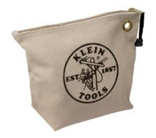 Klein Tools 5539nat Lienzo Cremallera Bolsa Para Consumibles