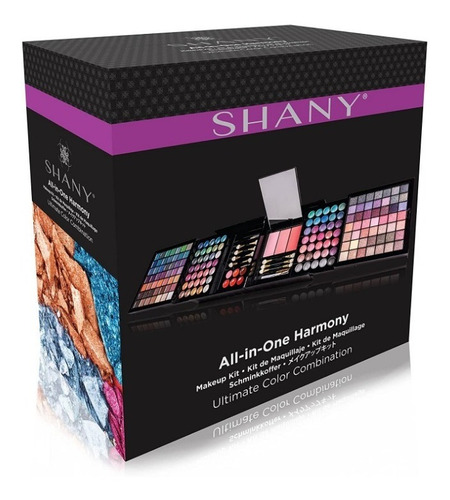 Kit Maquillaje Sombra Ojos Shany Varios Colores Rubor Labios