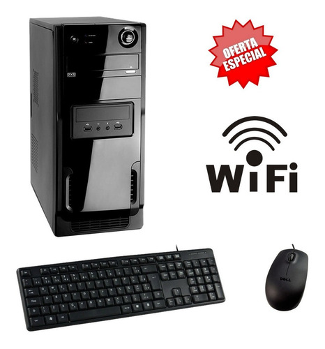 Cpu Pc Intel Barato 4g Wifi Estudos Casa Escritorio Oferta