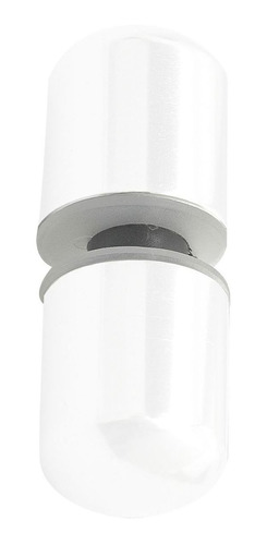 Puxador Para Box De Banheiro Ou Janela De Vidro Abs Branco