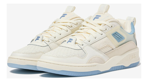 Tenis Fila Corda 180r Para Dama Y Jr Color Beige Con Azul 5tm02030-147 I