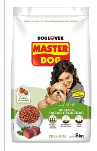 Alimento Master Dog Alimento Perro Adulto Raza Pequeñas 8 Kg