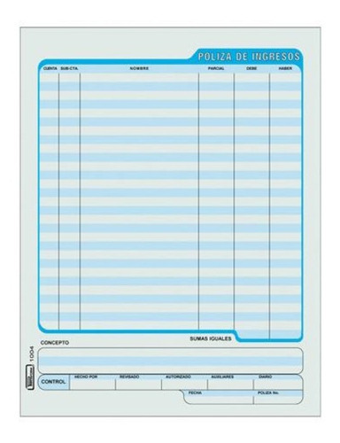 Poliza Ingreso Euroformas Er0111 Carta 50h C/2 Blocks /vc