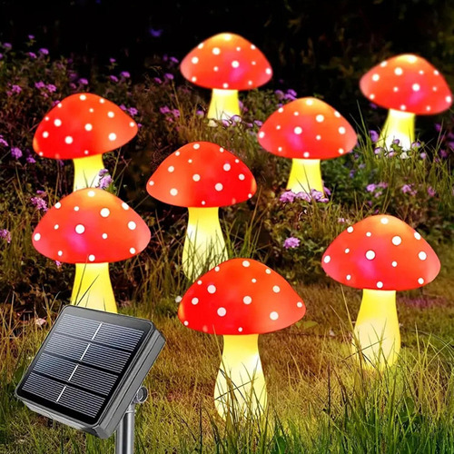 Luces Led De Setas Con Energía Solar Luces De Setas Solares