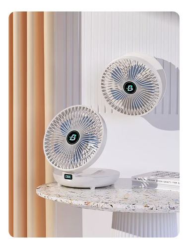 Ventilador Eléctrico De Mesa Giratorio Silencioso