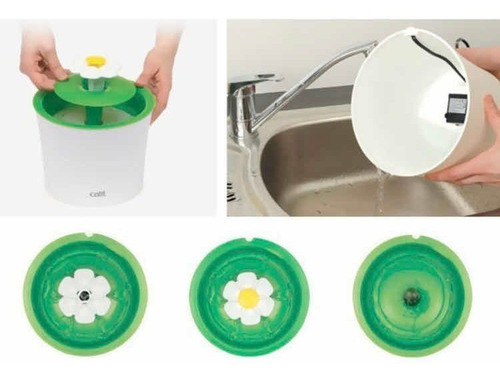 Fuente Bebedero Gato 3 Lts Catit Recirculante Filtro Agua F