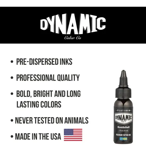 Dynamic Bombshell 1 Onz (30 Ml), Pigmento Para Tatuar