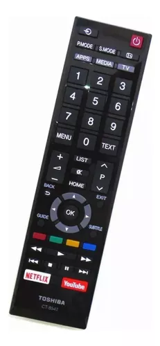  INTECHING CT-8037 - Control remoto de TV para Toshiba