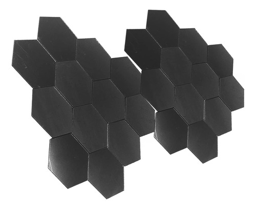 Lc Lictop Adhesivo Pared Para Espejo Cristal Hexagonal 3d X