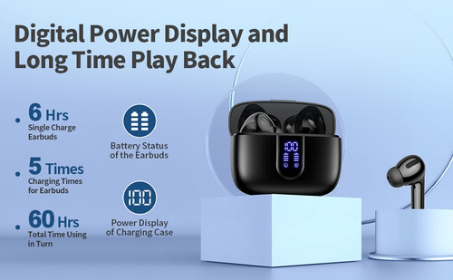 Tagry X08 True Wireless Earbuds Audífonos Inalámbricos
